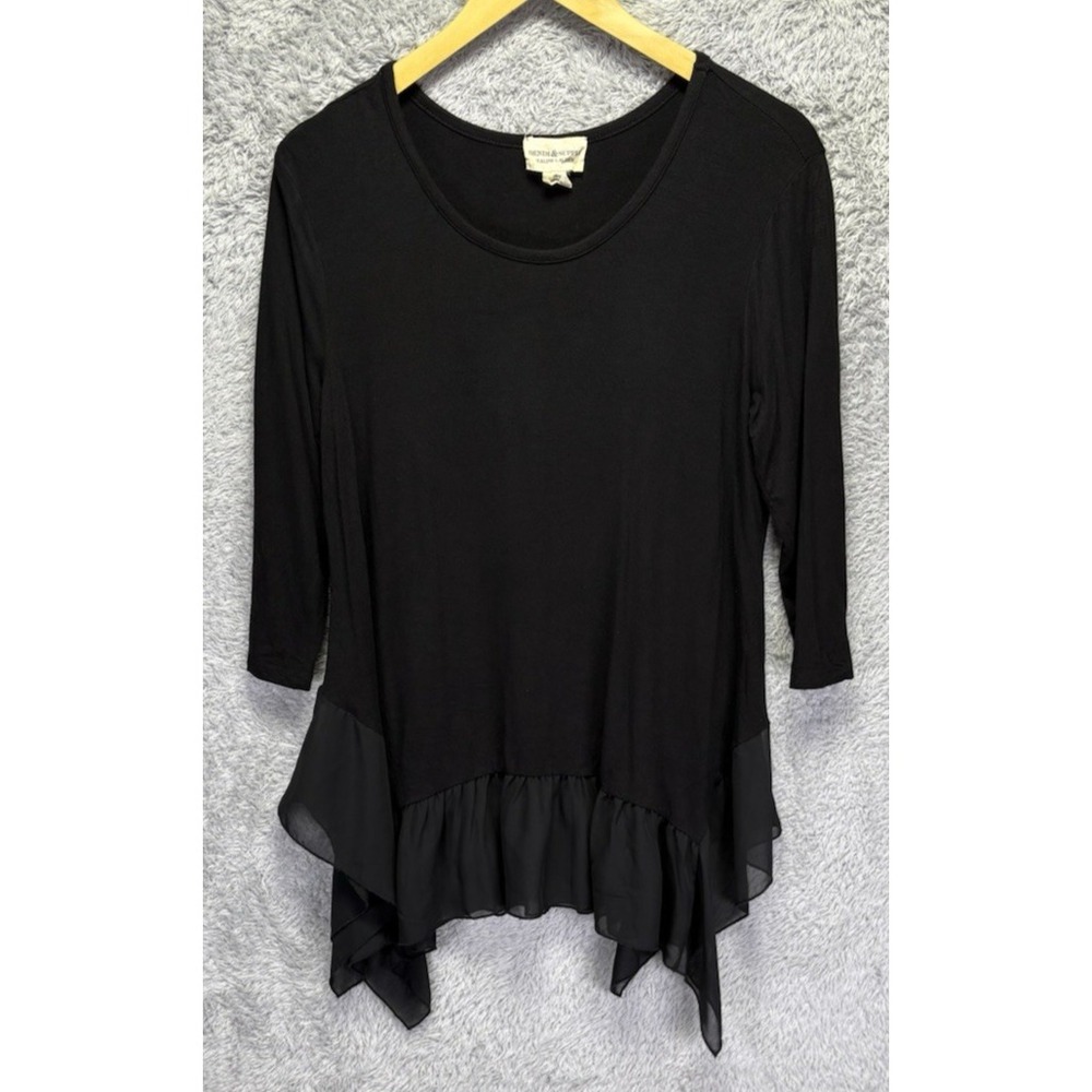 Denim Supply Ralph Lauren Womens XS Black Tunic Mini Dress Y2K Whimsigoth Boho